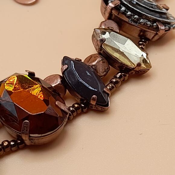 Chico's Beaded Necklace, Bronze Beads, New With Tags, 20" - Picture 9 of 14